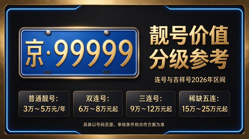 闲置北京租牌照三年价格明细表查询界面